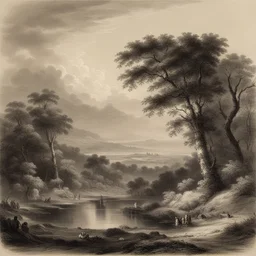 a landscape by Thomas Allom