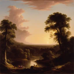 a landscape by Thomas Cole