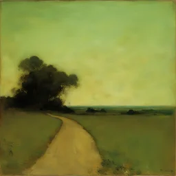a landscape by Thomas Dewing