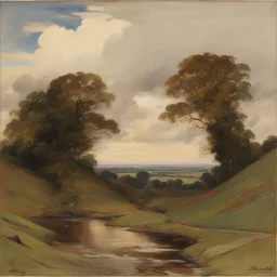 a landscape by Thornton Oakley