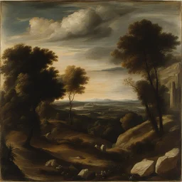 a landscape by Tintoretto