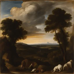 a landscape by Titian