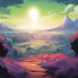 a landscape by Toby Fox