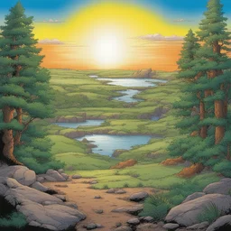a landscape by Tom Grummett