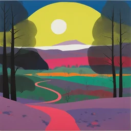 a landscape by Tom Hammick
