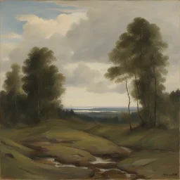 a landscape by Tom Wänerstrand
