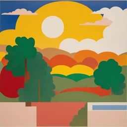 a landscape by Tom Wesselmann