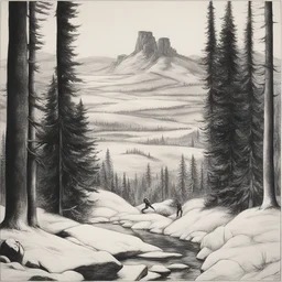 a landscape by Tom of Finland