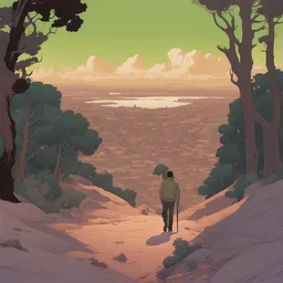 a landscape by Tomer Hanuka