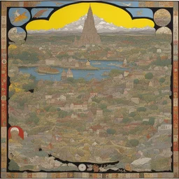 a landscape by Tony Fitzpatrick
