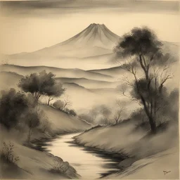 a landscape by Toraji