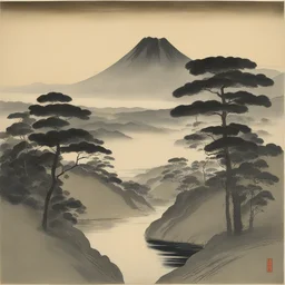 a landscape by Toshiharu Mizutani