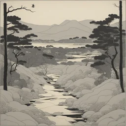 a landscape by Toshio Saeki