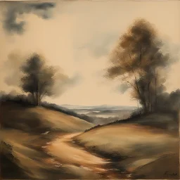 a landscape by Toyen