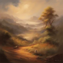 a landscape by Travis Louie