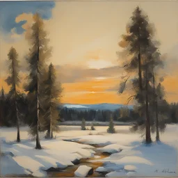 a landscape by Tyko Sallinen