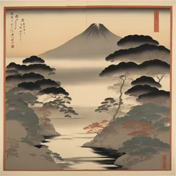 a landscape by Uemura Shoen