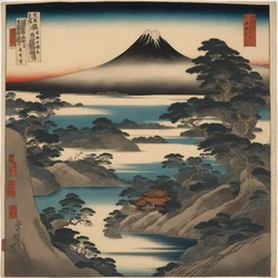 a landscape by Utagawa Kuniyoshi