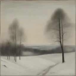 a landscape by ValheIm Hammershøi