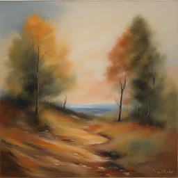 a landscape by Vera Molnar