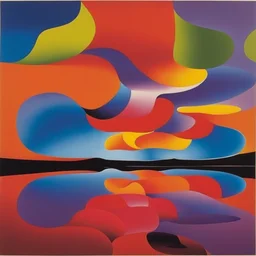 a landscape by Verner Panton