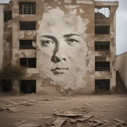a landscape by Vhils
