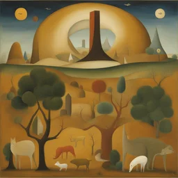 a landscape by Victor Brauner