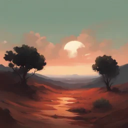 a landscape by Victor Mosquera