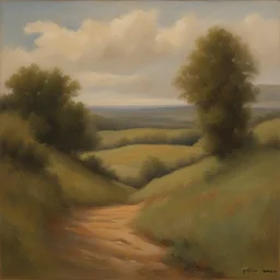 a landscape by Victoria Francés