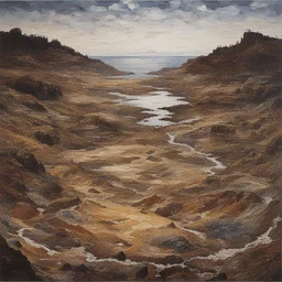 a landscape by Vik Muniz
