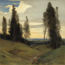 a landscape by Viktor Vasnetsov