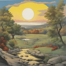 a landscape by Vince Colletta
