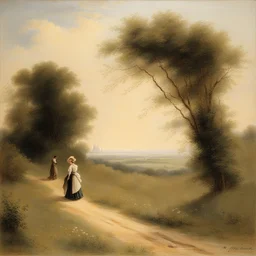 a landscape by Vittorio Matteo Corcos