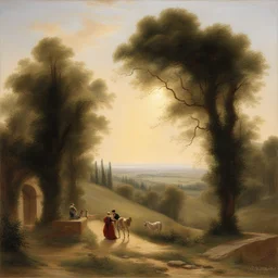 a landscape by Vittorio Reggianini