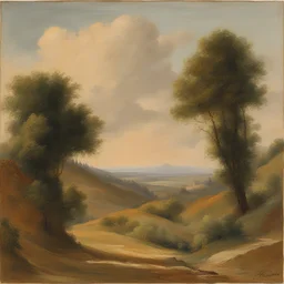 a landscape by Vittorio Tessari