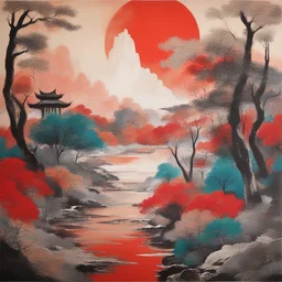 a landscape by Vivienne Tam