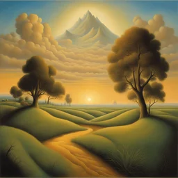 a landscape by Vladimir Kush