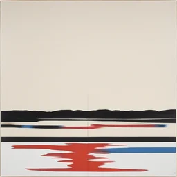a landscape by Wade Guyton