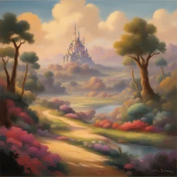 a landscape by Walt Disney