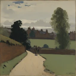 a landscape by Walter Sickert