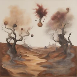 a landscape by Wangechi Mutu
