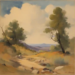 a landscape by Ward Kimball