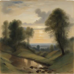 a landscape by Wilhelm Lehmbruck