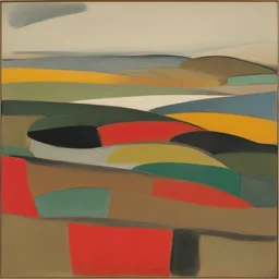 a landscape by Wilhelmina Barns-Graham