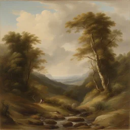 a landscape by Wilhelmina Weber Furlong