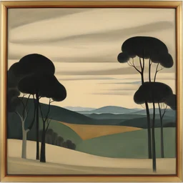 a landscape by Will Barnet