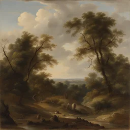 a landscape by Willem Basse