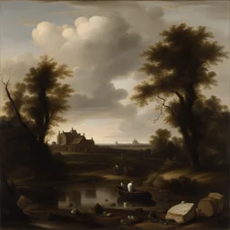 a landscape by Willem Claesz. Heda
