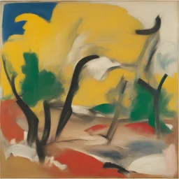 a landscape by Willem de Kooning