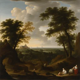 a landscape by Willem van Haecht